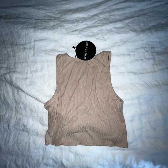 All For One Ribbed Crop Tank - Picture 4 of 4